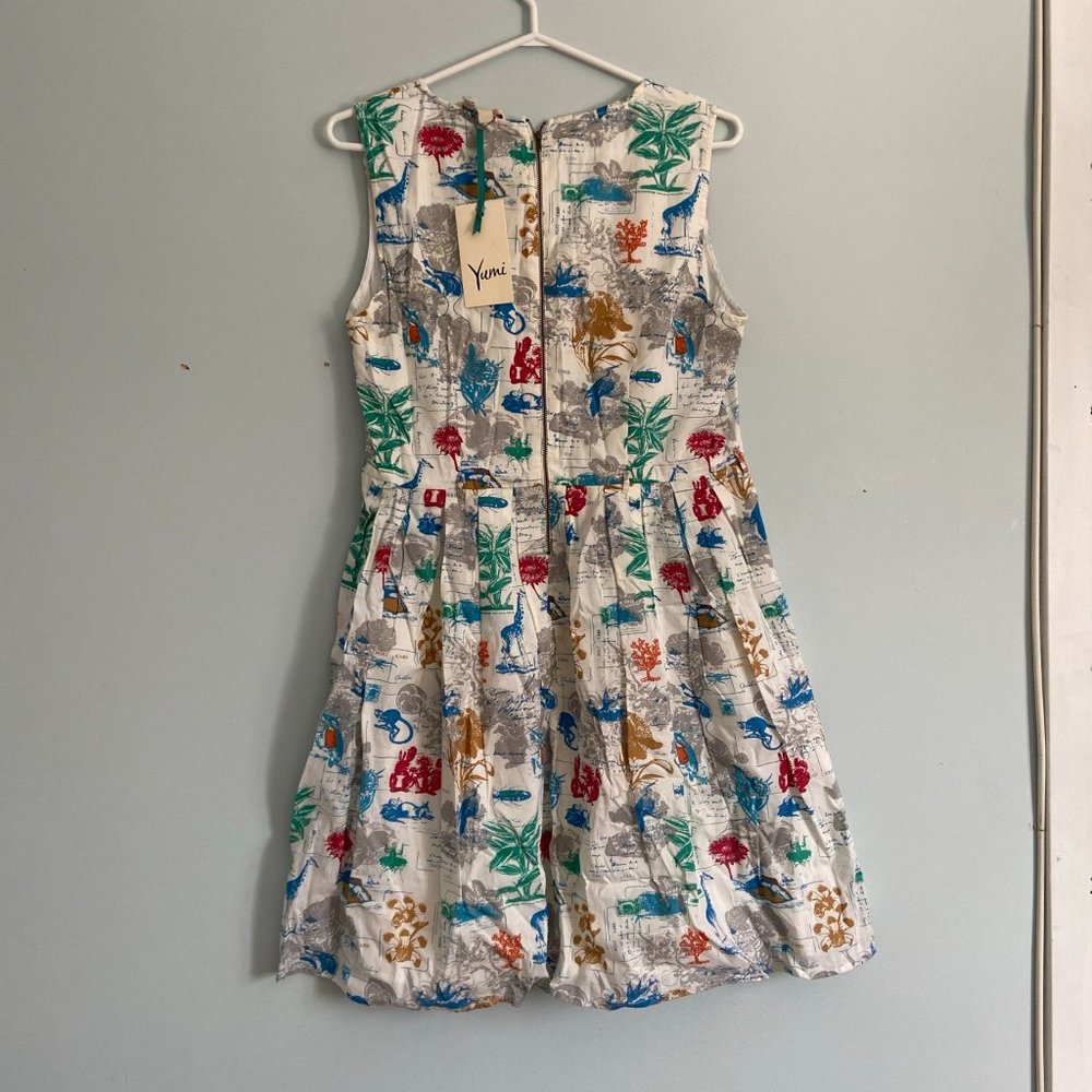 NWT Yumi Botanical Print Dress - Picture 3 of 4